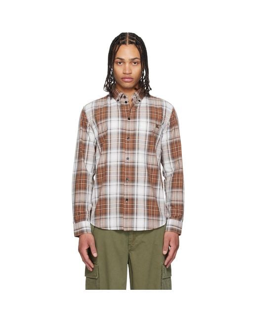 Burberry Multicolor Madras Check Cotton Shirt for men
