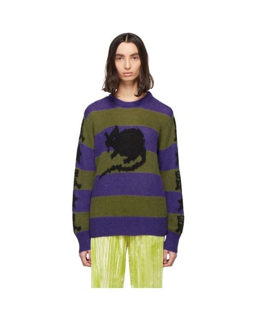 Marc Jacobs Purple Stray Rats X The Grunge Sweater