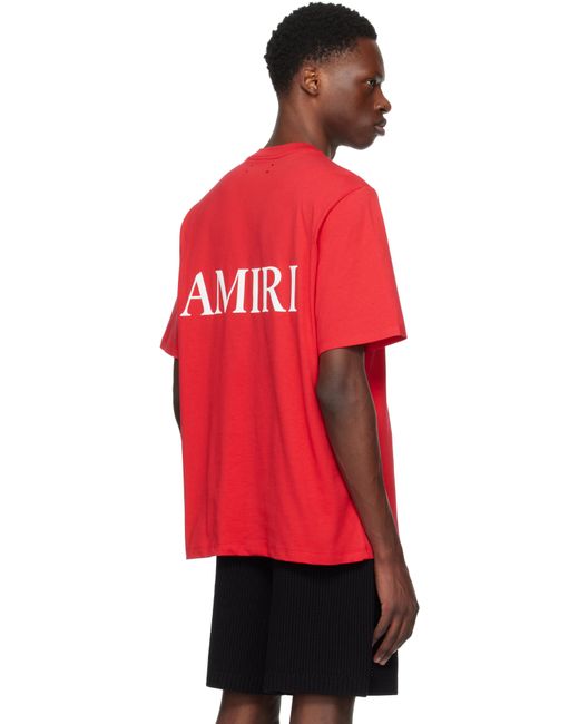 Amiri Ma Core Logo T-Shirt in Red for Men | Lyst