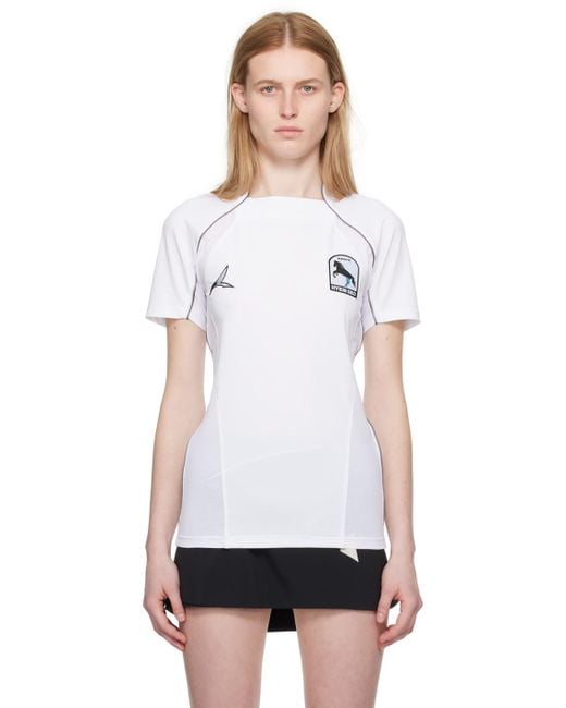 Hyein Seo ホワイト フットボール Tシャツ White