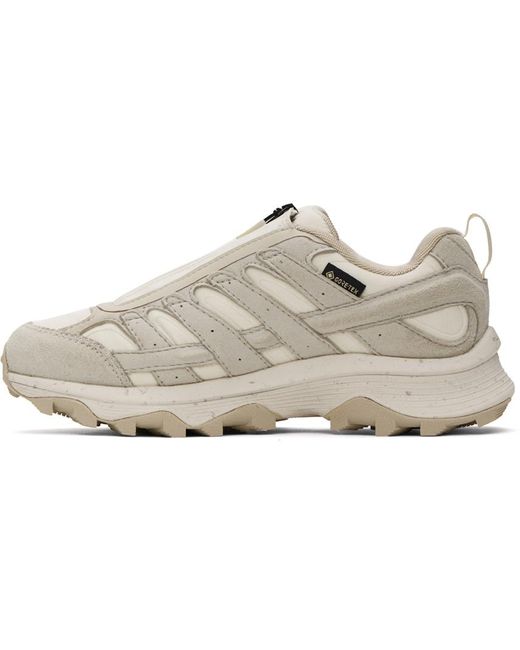 Merrell Black Off-white & Gray Moab Speed Zip Gtx Sneakers