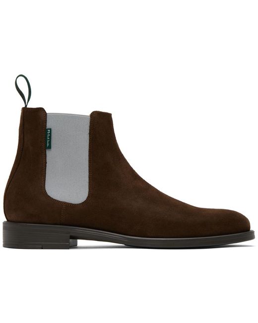 PS by Paul Smith Brown Cedric Chelsea Boots for men