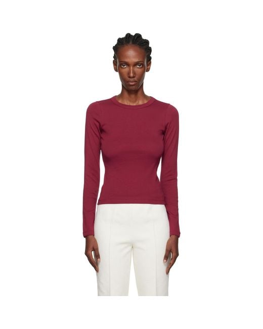 Flore Flore Red Burgundy Max T-Shirt