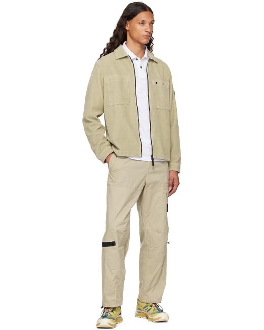 メンズ Stone Island ベージュ オーガニックコットン ジャケット Natural