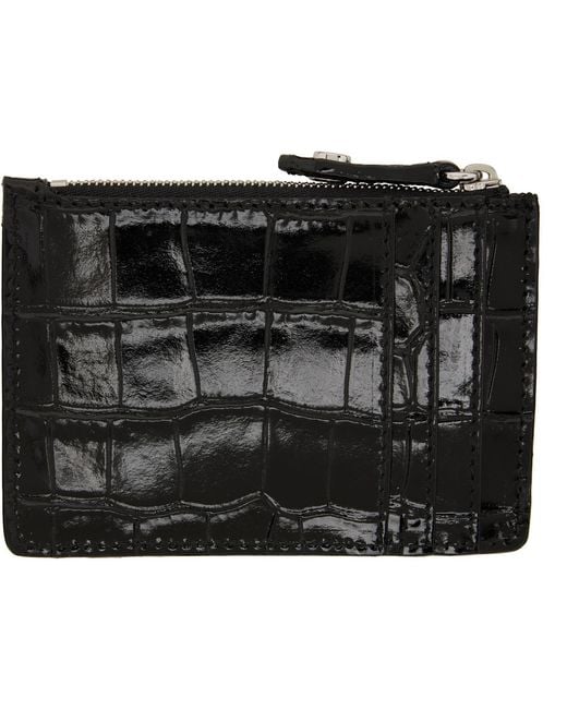 Vivienne Westwood Black Slim Long Card Holder