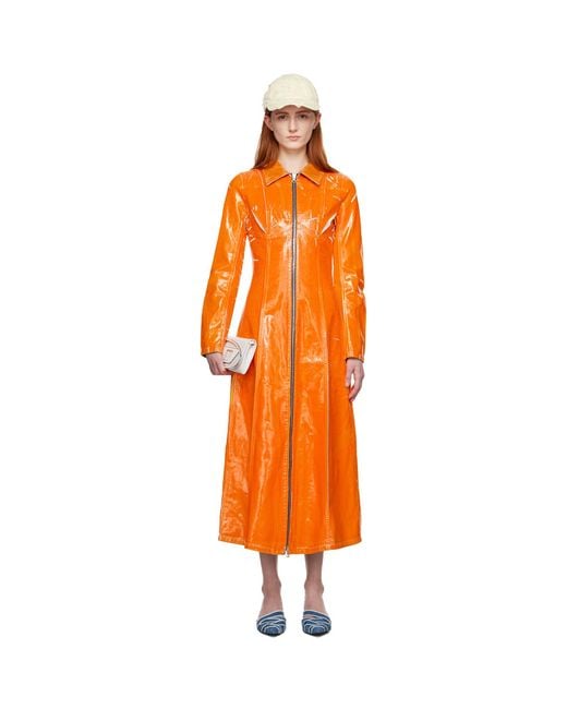 DIESEL Orange De-luis-fsc Denim Maxi Dress