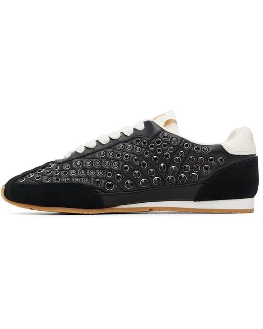 Amiri Black Stud Pacific Flat Sneakers