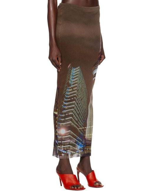 Jean Paul Gaultier Black Shayne Oliver Edition Maxi Skirt