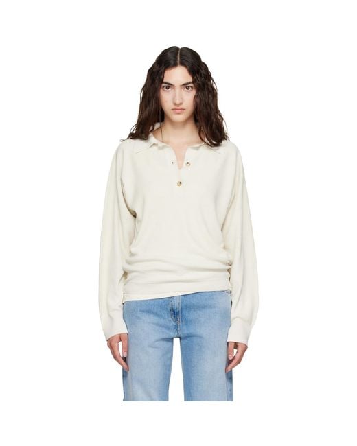 Calvin Klein White Off- Helga Polo