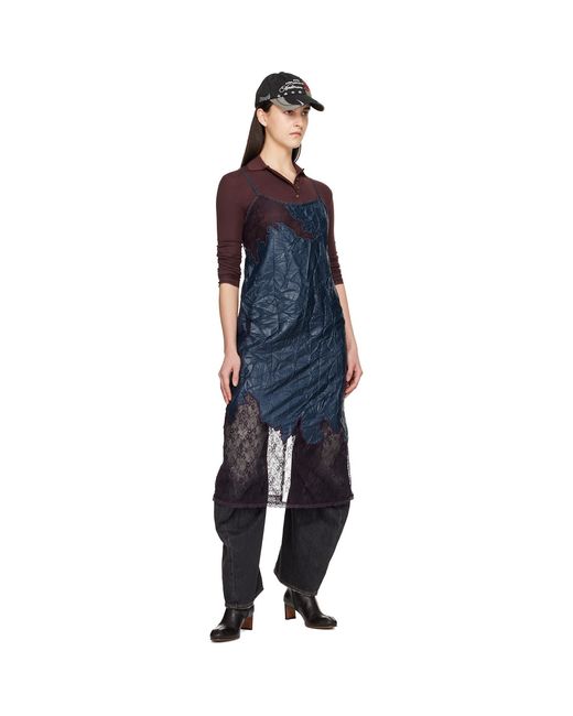 ANDERSSON BELL Black Embroidery Lace Midi Dress
