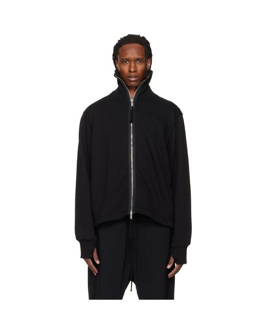 Thom Krom Black Sj 707 Sweatshirt for men