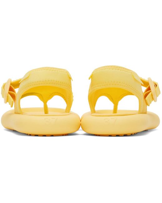 OTTOLINGER Black Yellow Camper Edition Aqua Sandals