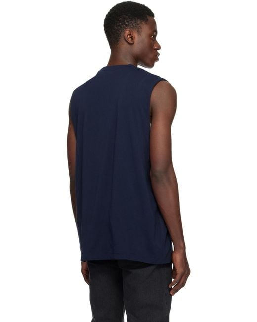 Our Legacy Blue Gravity Reversible Tank Top for men