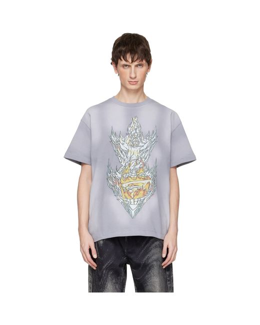 Who Decides War Gray Engulfed Memories Jersey T-Shirt for men