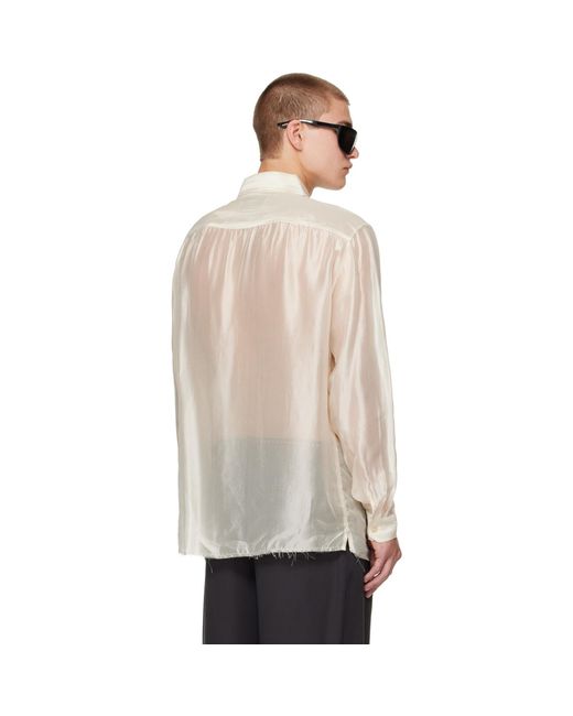 Our Legacy Natural Off- Tuxedo Every Shirt for men