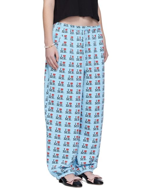 Ashley Williams Jogger Lounge Pants in Blue | Lyst UK Ashley Williams Jogger Lounge Pants in Blue | Lyst UK