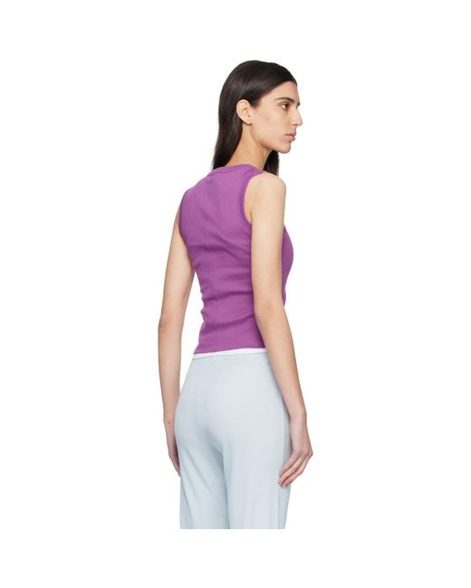 Flore Flore Purple Esmé Tank Top