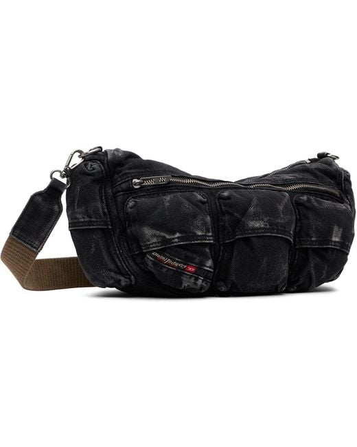 DIESEL Black Multi-Pkts-Multipocket Bag for men