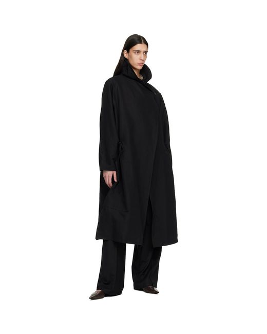 LE17SEPTEMBRE Black Sculptured Coat