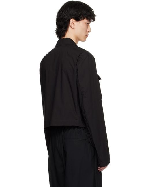 Ann Demeulemeester Black Silvester Jacket for men