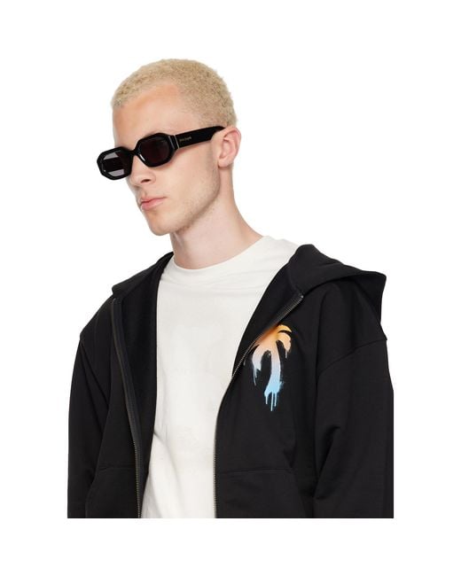 Palm Angels Brown Riplay Sunglasses for men