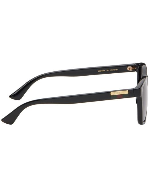 Gucci Black Square Sunglasses for men