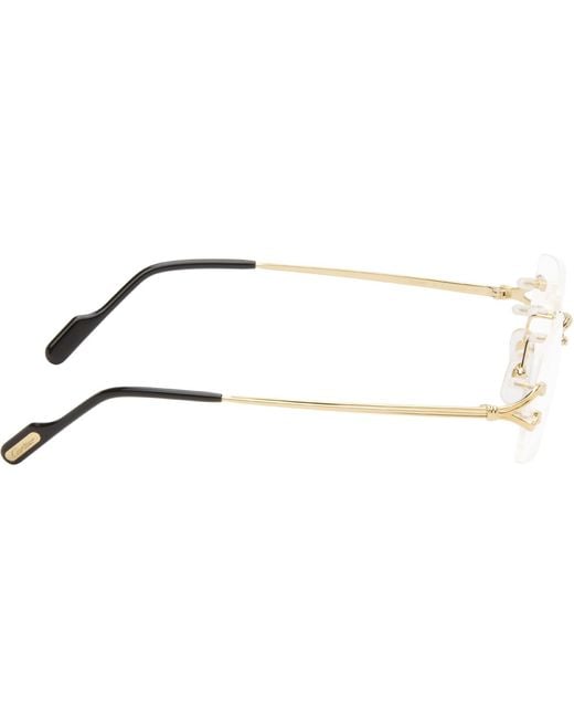 Cartier Black 'Signature C De Glasses