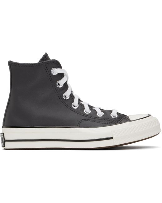 Converse Black Chuck 70 Heritage Colour Leather High Top Sneakers