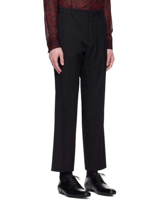 Dries Van Noten Black Twin Vent Suit for men
