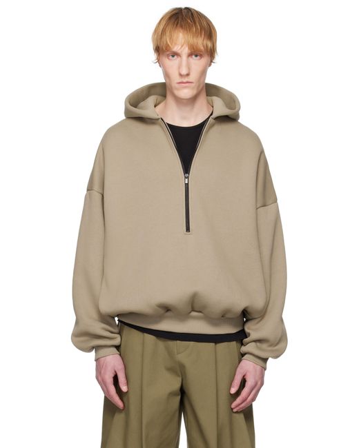 Fear Of God Natural 'Eternal' Half Zip Hoodie for men