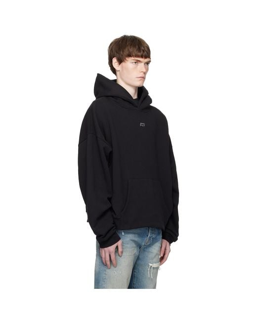 Stolen Girlfriends Club Black Stolen Razor Hoodie for men