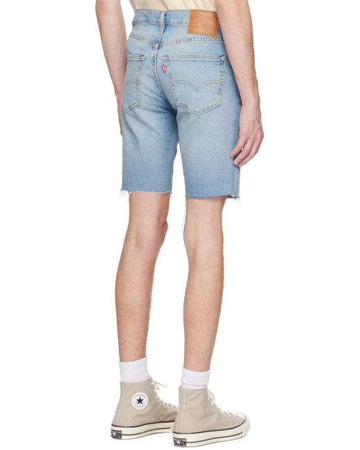 Levi's Blue 412 Denim Shorts for men