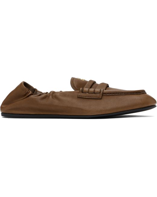 Miu Miu Black Nappa Leather Loafers