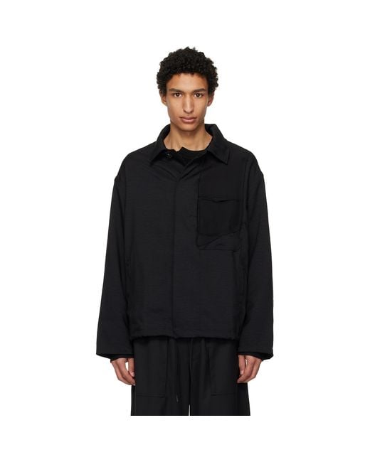 Y-3 Black Utility Blouson Jacket for men