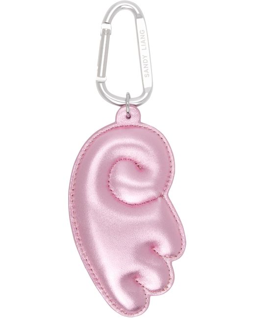 Sandy Liang Wing Bag Charm Keychain in Pink | Lyst