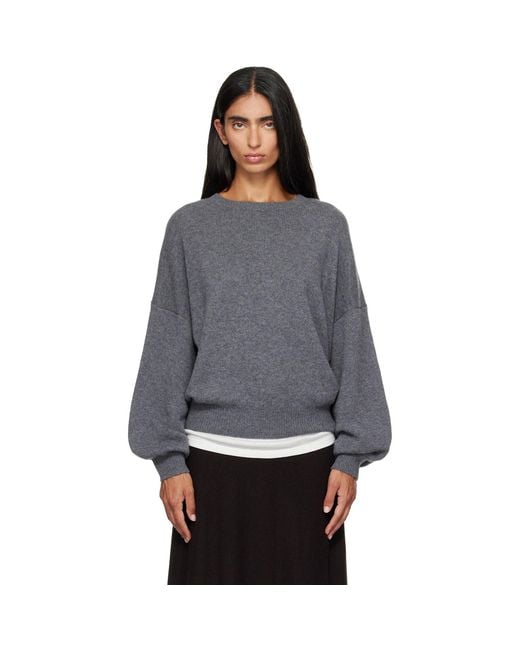 Lisa Yang Gray Veira Sweater