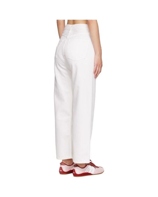 Agolde White Ren Jeans