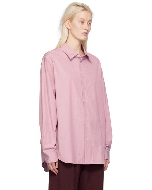 The Row Red Pink Attica Shirt