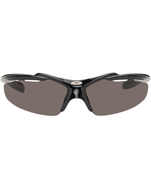 Balenciaga Black Turbo D-Frame Sunglasses for men