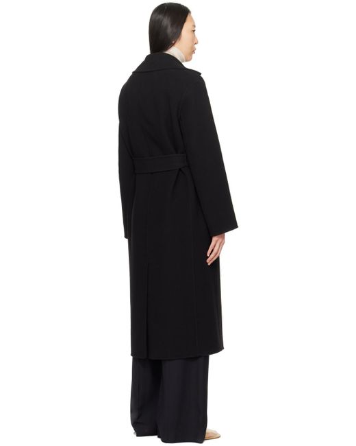 The Row Black Malika Coat