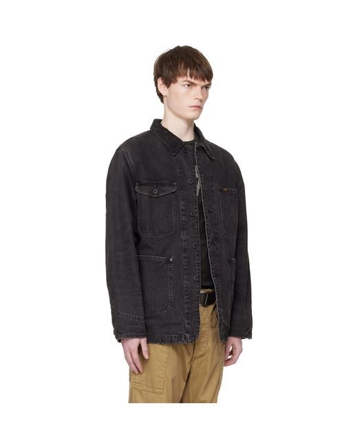 RRL Black Lynn Denim Jacket for men
