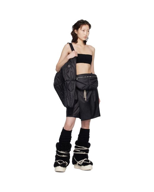 Rick Owens Black Moncler + Bumbag