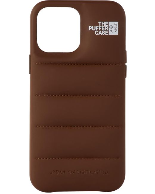 Urban Sophistication 'the Puffer' Iphone 13 Pro Max Case in Brown
