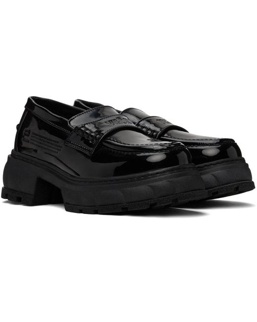 Viron Black Quantum Imperia Loafers for men