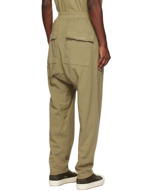 Rick Owens Natural Khaki Classic Cargo Pants for men