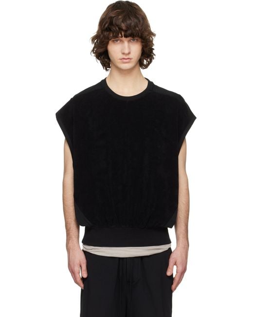 Thom Krom Black M Ts 917 Sweatshirt for men
