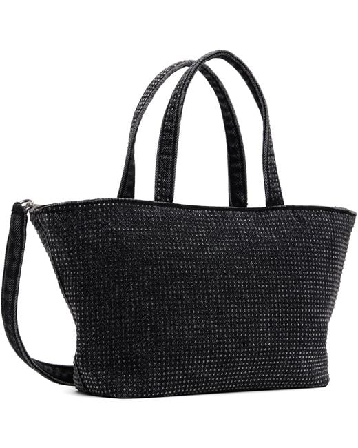 Alexander Wang Black Punch Crystal Mini Tote