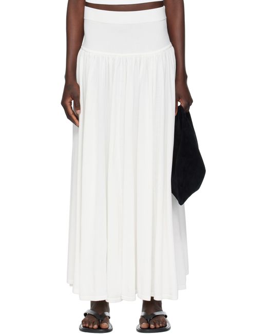 Loulou de Saison White Off- Romy Maxi Skirt