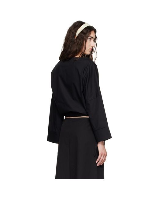 Brooke Callahan Black Cuff Top