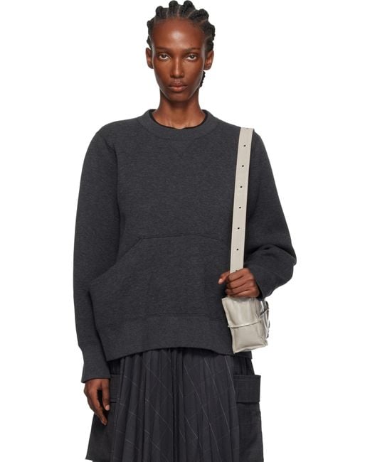 Sacai Blue Sponge Sweatshirt